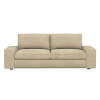 KIVIK Linen Sofa Cover Solid Color 2-Seat 3-Seat Quilted Cotton and Linen Slipcovers Lightinthebox