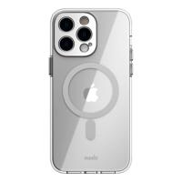 Moshi iGlaze iPhone 14 Plus Magsafe Case + Cam Cover - Silver - thumbnail