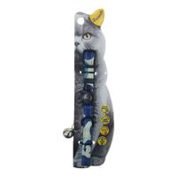 Swooosh Cat In Uniform Nylon Safe Collar - Blue