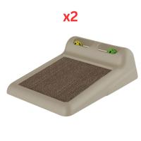 Georplast Flipper Cat Toy & Scratcher - Beige (Pack Of 2) Georplast Flipper Cat Toy & Scratcher - Beige (Pack Of 2)