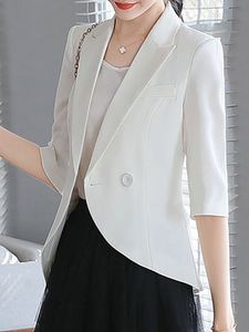 Temperament Fold Collar Slim Suit