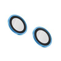 Levelo Lucent Duo Lens Protector Blue for iPhone 13/Mini (Pack Of 2)