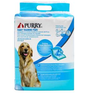 Purry Pet Training Pads Quick Absorbent Leak Proof & 5 Layer With Floor Sticker 60x90Cm-20Pcs