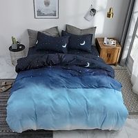 Brushed Pattern Duvet Cover Set,printed Boho Comforter Cover Bedding Sets With Envelope Pillowcase, For Bedroom, Guest Room Decor Lightinthebox - thumbnail