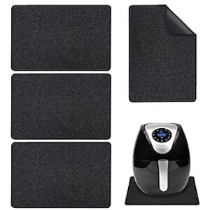 Heat Resistant Mat for Air Fryer with Kitchen Appliance Sliders Function, 2 pcs Non-slip Appliance Mat Kitchen Countertop Heat Protector Mat for Air Fryer, Blender, Coffee Maker, Toaster Lightinthebox