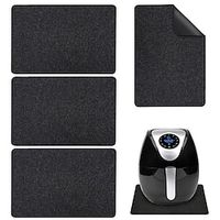 Heat Resistant Mat for Air Fryer with Kitchen Appliance Sliders Function, 2 pcs Non-slip Appliance Mat Kitchen Countertop Heat Protector Mat for Air Fryer, Blender, Coffee Maker, Toaster Lightinthebox - thumbnail
