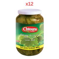 Chtoura Foods Grape Leaves 900gm Pack of 12