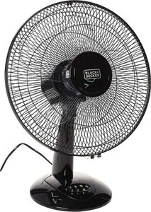 BLACK+DECKER 60W Desktop Fan/Table Fan 16 Inch Fan Diameter 90°, For The Perfect Temperature FD1620-B5