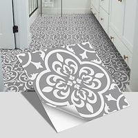 4pcs Vinyl Tile Stickers Peel And Stick Home Decoration Wallpaper Peel And Stick Wall Stickers Thickened Waterproof Non-Slip Wear-Resistant Self-Adhesive Floor Stickers 20x20cm30x30cm Lightinthebox - thumbnail