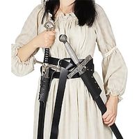 Punk  Gothic Renaissance 17th Century Cosplay Costume Scabbard Sword Holder Sword Frog Sword Belt Pirate Warrior Knight Ritter Viking Celtic Knight Unisex Cosplay Costume Halloween Carnival Lightinthebox - thumbnail