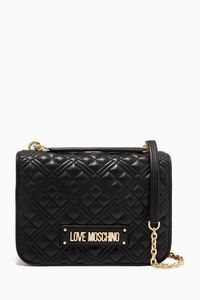 Quilted Shoulder Bag in Faux Leather