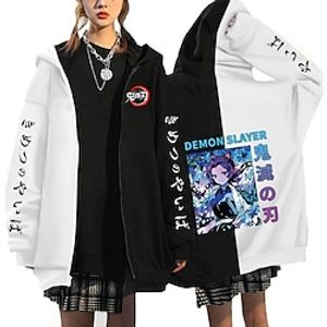 Inspired by Demon Slayer: Kimetsu no Yaiba Kochou Shinobu Tomioka Giyuu Hoodie Anime 100% Polyester Anime Classic Street Style Outerwear For Men's / Women's / Couple's miniinthebox