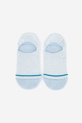Mens Moore Invisible Height Socks  Blue