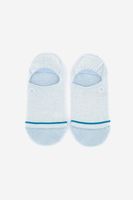 Mens Moore Invisible Height Socks  Blue - thumbnail