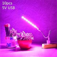 2pcs 1pcs Led Grow Light 21 leds USB Portable LED Plant Grow Light DC5V Full Spectrum Phyto Lamp Rotation Flexible Light Indoor Lightinthebox - thumbnail