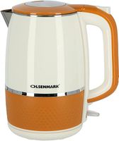 Olsenmark 1.7L Cordless Electric Kettle, 2200W, Boil Dry Protection & Auto Shut Off Feature, - OMK2284