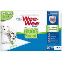 Four Paws Wee-Wee Grass Scent Pads 50 Count