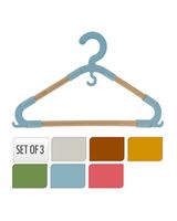 Koopman Clothes Hanger Set Pinewood