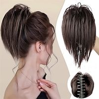 Messy Bun Hair Piece Tousled Updo Hair Buns Hair Piece Claw Clip on Hair Pieces for Women Chignon Hair Bun Extensions Messy Hair Bun Scrunchies for Women miniinthebox - thumbnail