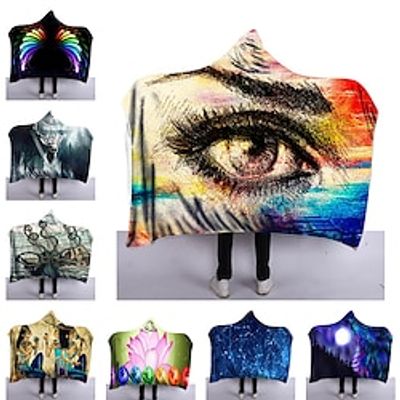 Hooded Blanket Cape Hooded Blanket Home Blanket Children's Blanket Thickened Blanket Venom Seriesfunnyblanket miniinthebox