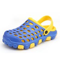 Men Breathable Hole Beach Sandals Slip On Casual Slippers