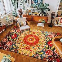Mandala Bohemian Area Rug Livingroom Rug Kitchen Mat Non-Slip Oil Proof Floor Mat Rug Indoor Outdoor Mat Bedroom Decor Bathroom Mat Entrance Rug Door Mat Lightinthebox - thumbnail