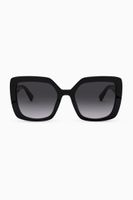 Valentino Garavani VLOGO Square Sunglasses in Acetate - thumbnail
