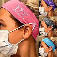 3 pcs Creative Milk Silk Nurse Anti-leash Button Hairband Sports Headband Ladies Headwear Lightinthebox - thumbnail
