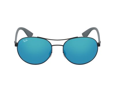 Ray Ban Blue Mirror lenses RB3536 Black