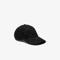 Unisex Lacoste LIVE Monogram Print Cotton Cap - thumbnail