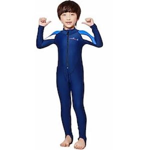 DiveSail Boys Girls' Rash Guard Dive Skin Suit UV Sun Protection UPF50 Breathable Full Body Swimsuit Front Zip Swimming Diving Surfing Snorkeling Classic Spring Summer / Stretchy / Athleisure miniinthebox