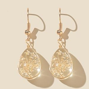 1 Pair Earrings For Women's Daily Date Beach Alloy Drop Petal Lightinthebox