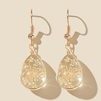 1 Pair Earrings For Women's Daily Date Beach Alloy Drop Petal Lightinthebox - thumbnail