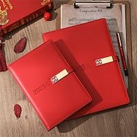 2023 Leather Planner Planner A4 8.3×11.7 Inch A5 5.8×8.3 Inch Retro Aesthetic Classic Leather Hardcover Reusable Classsic Planner 352 Pages for School Office Business miniinthebox - thumbnail