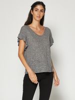 Ruffle Sleeve T-Shirt - thumbnail