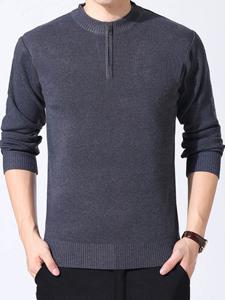 Fall Winter Brief Warm Thick Casual Sweater