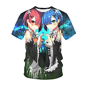Inspired by Fate  Zero Cosplay Anime Cartoon 100% Polyester 3D Harajuku Graphic Kawaii T-shirt For Women's  Men's Lightinthebox