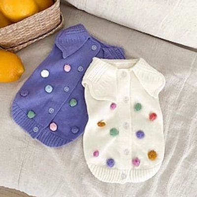 Dog Clothes Maltese Teddy Bears Shenari Yorkshire Small Dog Pet Cat Knitted Sweater Lightinthebox