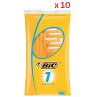 Bic 1 Sensitive Disposable Razor - Pouch - 10+5 Free X 10