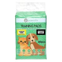 Pawsitiv Charcoal Training And Pee Pads For Puppy, Kitten, Dog And Cat With Adhesive Strips- 30Pcs