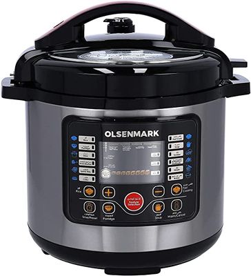 Olsenmark Electric Digital Pressure Cooker, 6 Liter Capacity-(Multicolor)-(OMMC2436)
