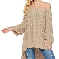 Women's Sweater Pullover Jumper Knitted Pure Color Stylish Casual Soft Long Sleeve Sweater Cardigans Crew Neck Spring Summer White Black Gray Lightinthebox - thumbnail