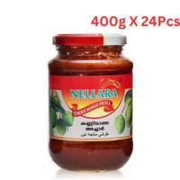 Nellara Tender Mango Pickle 400g Glass Jar (Pack of 24)