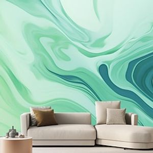 Abstract Marble Wallpaper Mural Green Marble Wall Covering Sticker Peel and Stick Removable PVCVinyl Material Self AdhesiveAdhesive Required Wall Decor for Living Room Kitchen Bathroom Lightinthebox