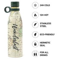 Legami Vacuum Insulated Water Bottle - Hot & Cold 800 ml - Travel - thumbnail