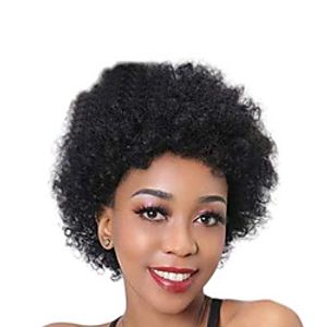 Afro Kinky Curly Wigs Capless Wigs Short Cut Wig 100% Brazilian Curly Human Hair Wig For Black Women Full Machine Wigs Short Pixie Cut Wig Lightinthebox