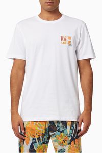 Chest Print T-Shirt in Organic Cotton