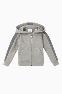 Monogram Motif Cotton Hoodie