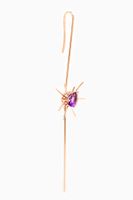 Fireworks Flare Amethyst Ear Cuff in 18kt Rose Gold - thumbnail