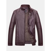 Stand Collar Stitching Jacket